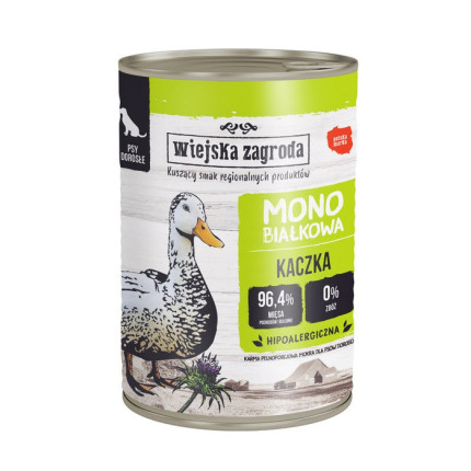 Wiejska Zagroda MONO proteinowa kaczka 400g/800g