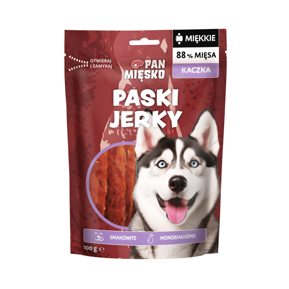 Przysmak Dla Psa Pan Mięsko Paski Jerky