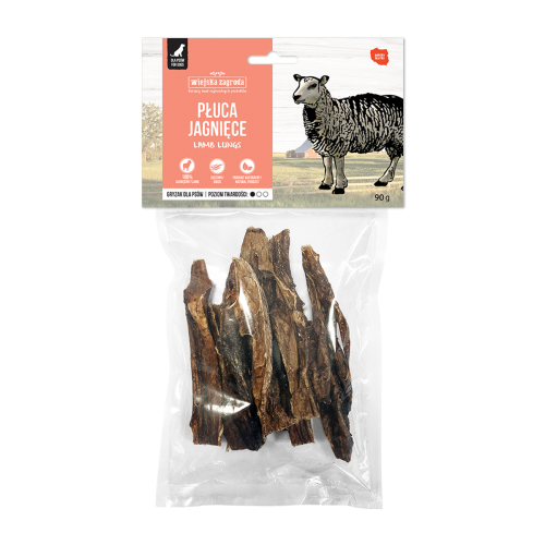 Przysmak Dla Psa Wiejska Zagroda Płuca Jagnięce