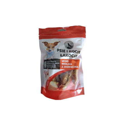 Przysmak Dla Psa Psie i Kocie Łakocie Ucho królika z jagnięciną