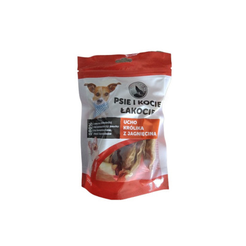 Przysmak Dla Psa Psie i Kocie Łakocie Ucho królika z jagnięciną