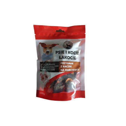 Przysmak Dla Psa Psie i Kocie Łakocie Kaczka na marchewce