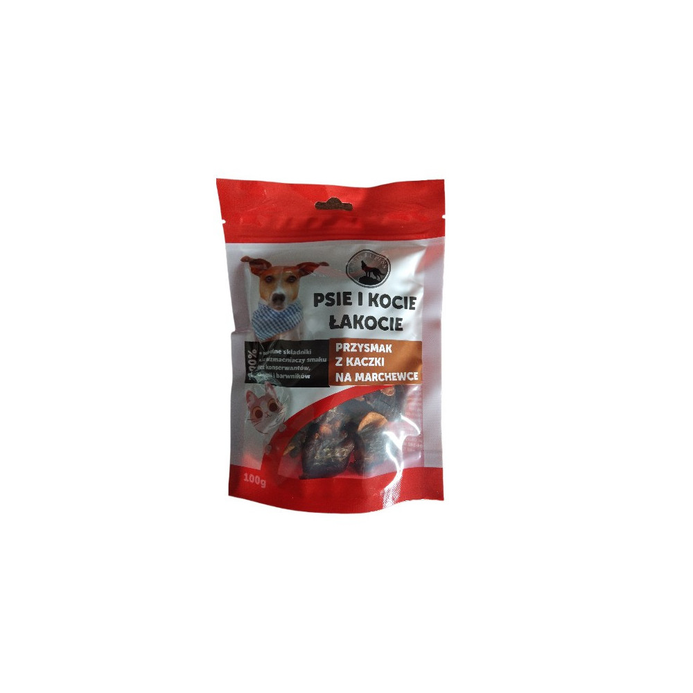 Przysmak Dla Psa Psie i Kocie Łakocie Kaczka na marchewce