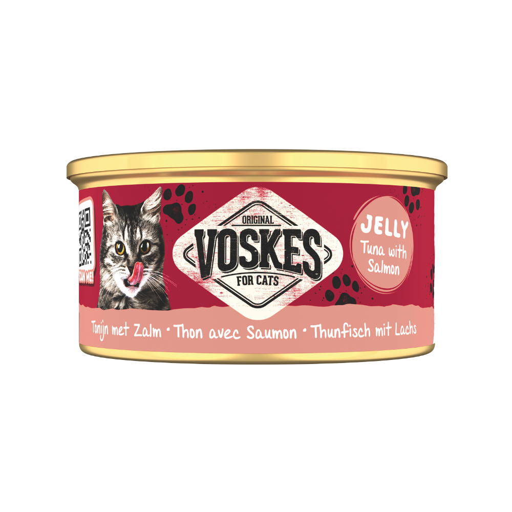 Voskes Original Jelly Tuna with Salmon Mokra Karma dla kota