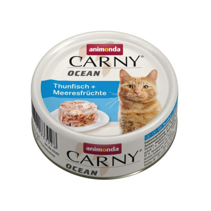 Mokra karma dla kota Carny Ocean tuńczyk + owoce morza