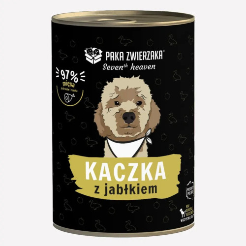 Karma mokra dla psa PAKA ZWIERZAKA Seven’th Heaven kaczka z jabłkiem