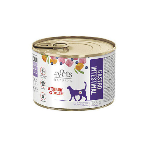 Mokra karma weterynaryjna dla kota z problemami gastrycznymi 4Vets Natural Gastro Intestinal
