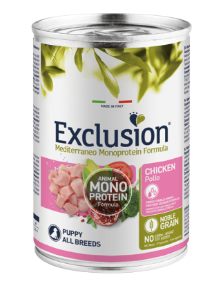 Mokra karma dla szczeniaka Mediterraneo kurczak