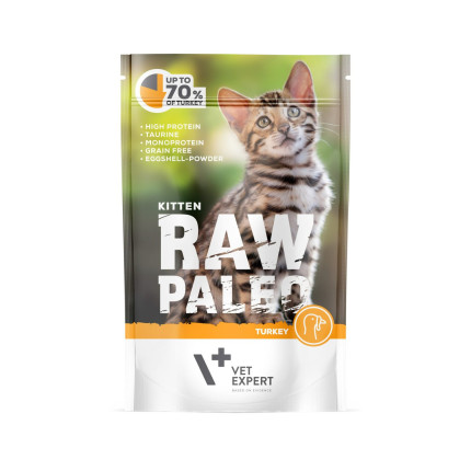 RAW PALEO KITTEN TURKEY
