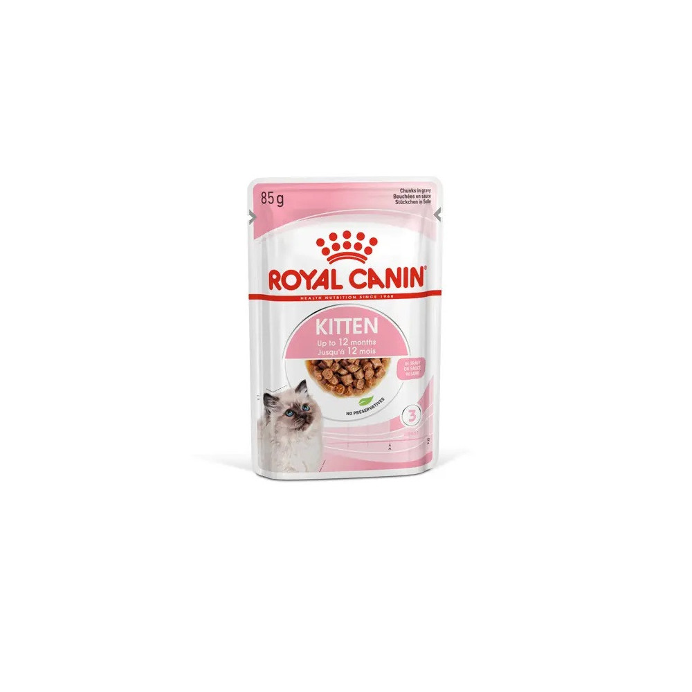 ROYAL CANIN Kitten Instinctive karma mokra w sosie dla kociąt do 12 miesiąca życia