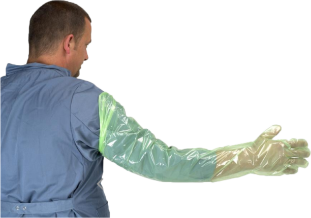 KRUSSE Rękawice inseminacyjne VALUELINE 95 cm, 100 szt