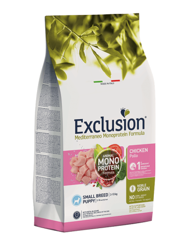 Exclusion Karma dla szczeniaka Mediterraneo Formula małe rasy psów kurczak