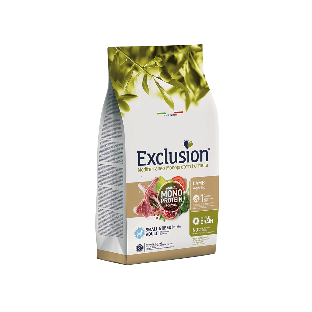 Exclusion Karma dla psa Mediterraneo małe rasy jagnięcina