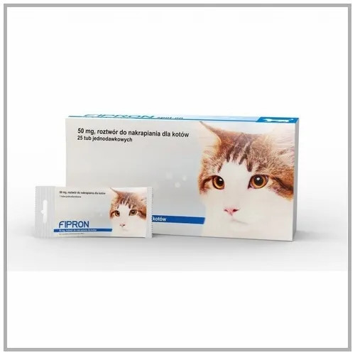 Fipron na pchły i kleszcze krople dla kota