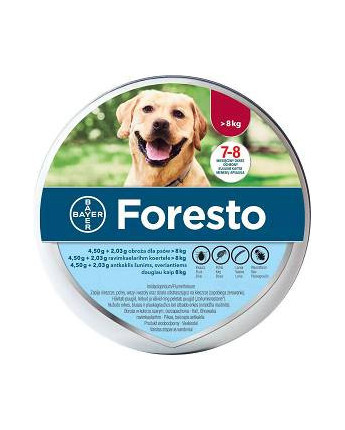 Bayer Foresto Obroża na kleszcze i pchły dla psa powyżej 8kg dł. 70cm