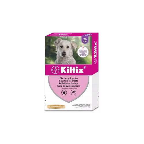 Bayer Kiltix Obroża na kleszcze i pchły dla psa dł. 70cm
