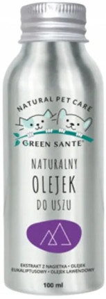 Natural Pet Care GREEN SANTE naturalny olejek do czyszczenia uszu DLA PSA I KOTA