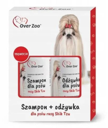 Over Zoo, Zestaw dla Shih Tzu, szampon + odżywka