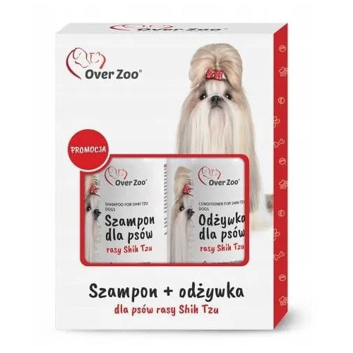 Over Zoo, Zestaw dla Shih Tzu, szampon + odżywka
