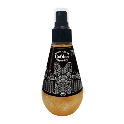 Golden Sparkle perfumy dla psów z brokatem 150 ml