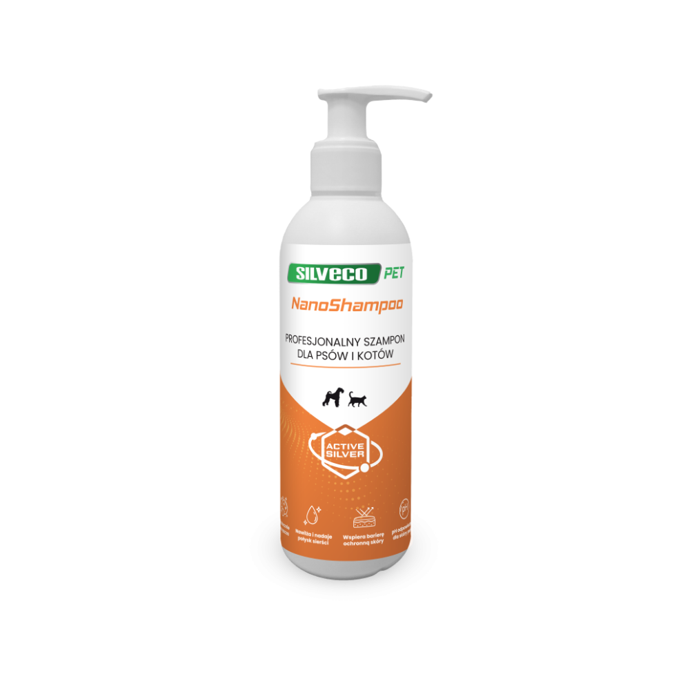 SILVECO PET NanoShampoo – profesjonalny szampon dla psów i kotów