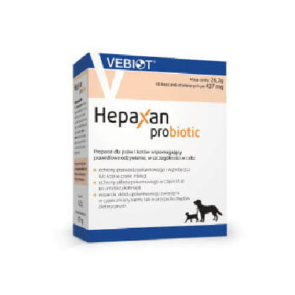 Vebiot Hepaxan Probiotic - 60 kapsułek