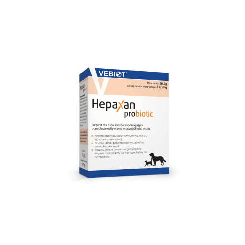 Vebiot Hepaxan Probiotic - 60 kapsułek