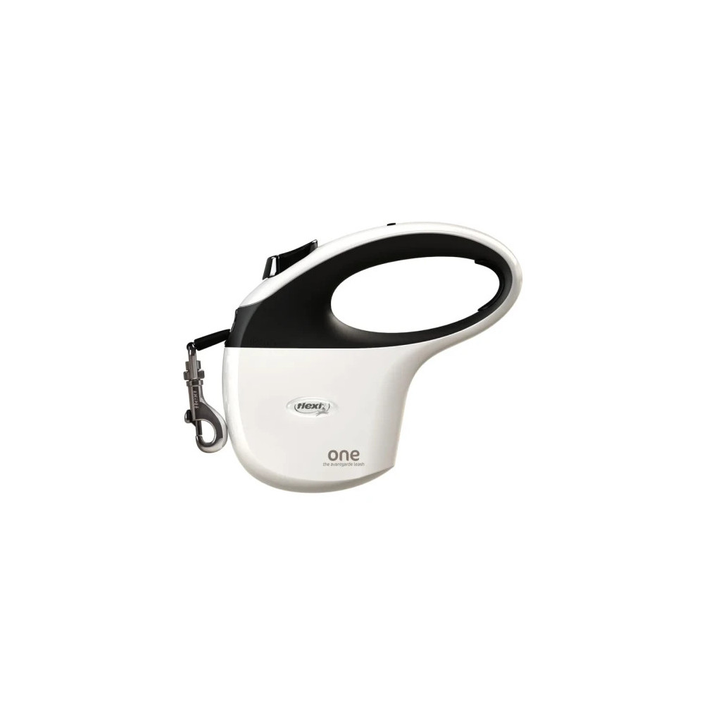 Smycz Flexi One The Avantgarde S Taśma 5 m 15 kg czarno - biała