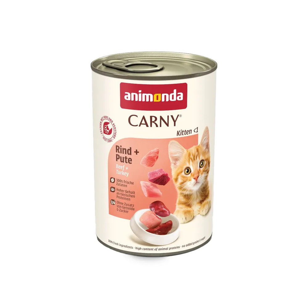 Animonda Carny Kitten Wołowina i Indyk