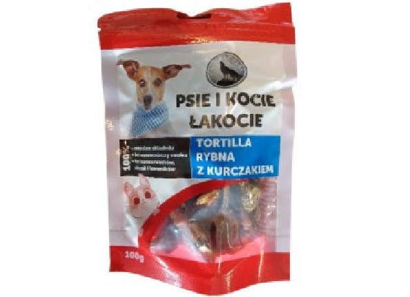 Psie i Kocie Łakocie Tortilla rybna z kurczakiem