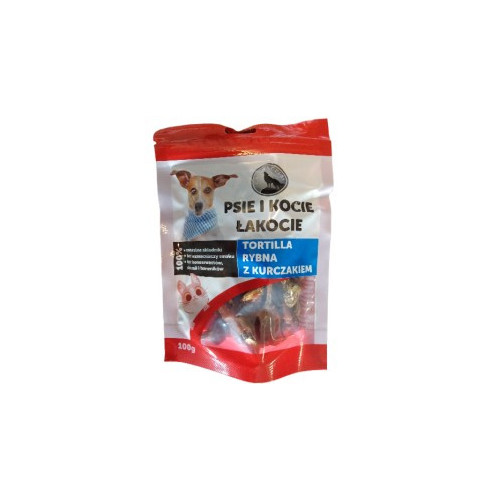 Psie i Kocie Łakocie Tortilla rybna z kurczakiem