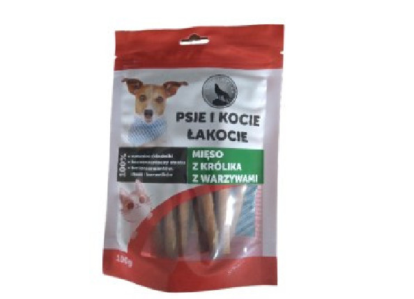 Psie i Kocie Łakocie Mięso z królika z warzywami