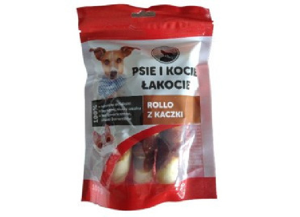 Psie i Kocie Łakocie Rollo z kaczki