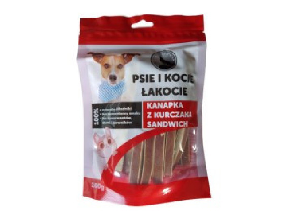 Psie i Kocie Łakocie Kanapka z kurczaka sandwich