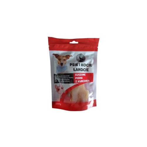 Psie i Kocie Łakocie Suszone piersi z kurczaka