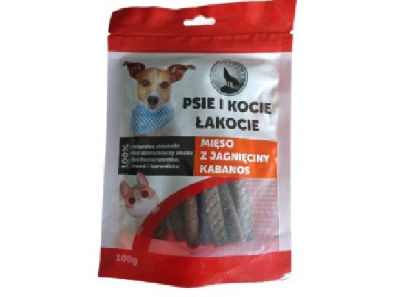 Psie i Kocie Łakocie Mięso z jagnięciny kabanos