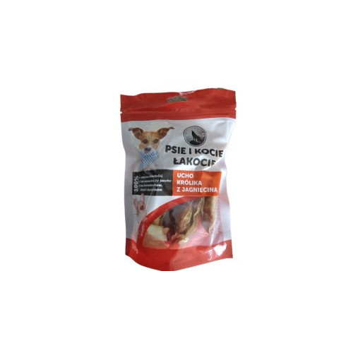 Psie i Kocie Łakocie Ucho królika z jagnięciną