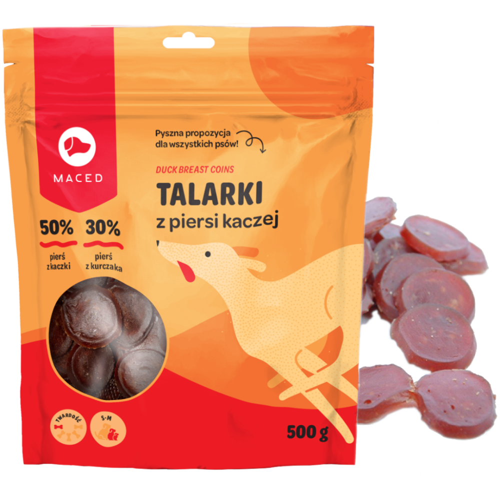 Przysmak dla psa MACED Talarki z piersi kaczej