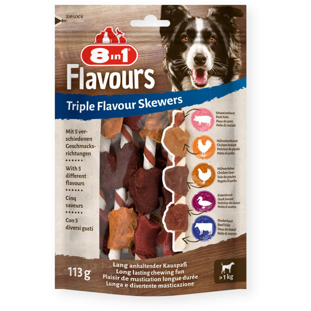 Triple Flavour Skewers