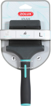 ZOLUX Dwustronna szczotka dla psa elastyczna pudlówka